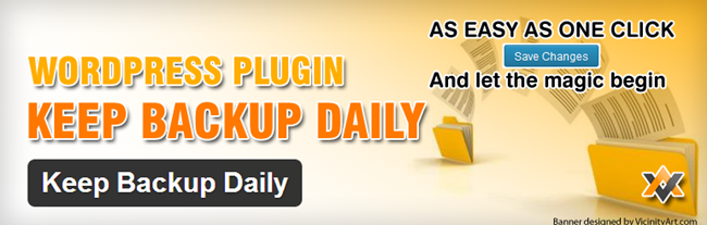 Keep Backup Daily WordPress Backup Plugin