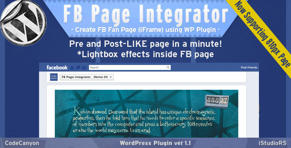 FB Page Integrator