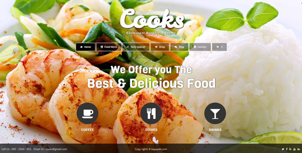 Cooks WordPress Theme