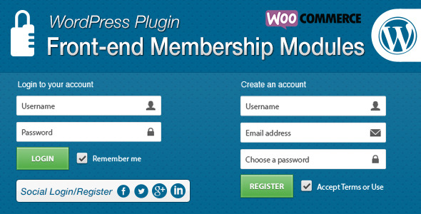 Front-end Membership Modules