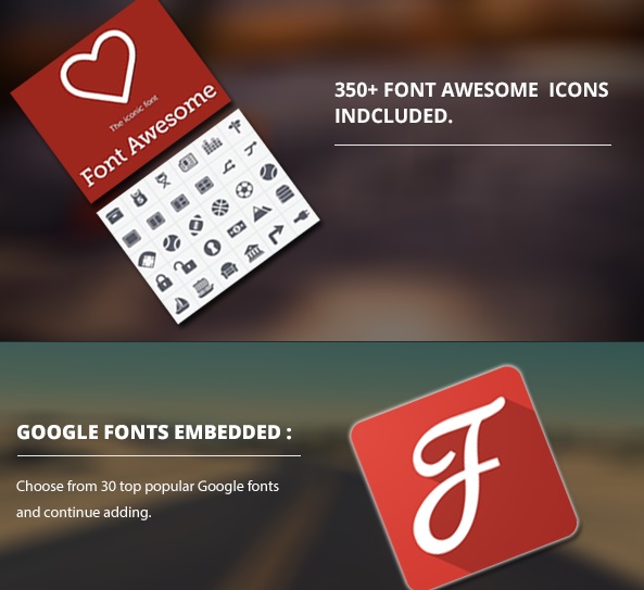 Icons and Google Fonts