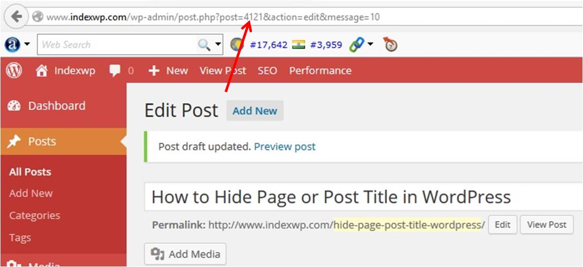Find Page ID