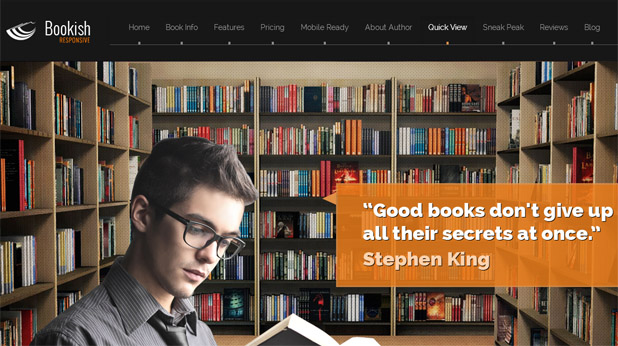 WordPress-Template-for-Book-Authors
