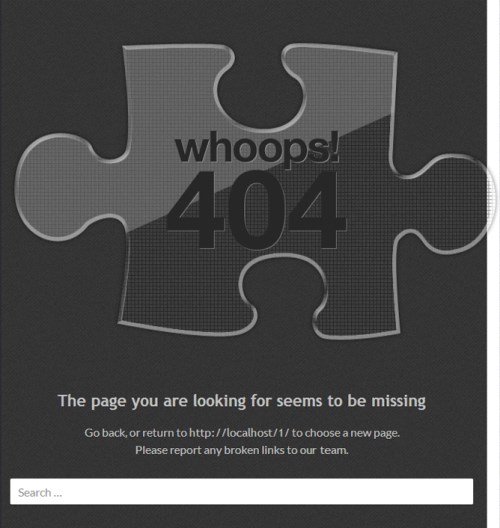 Ready 404 page