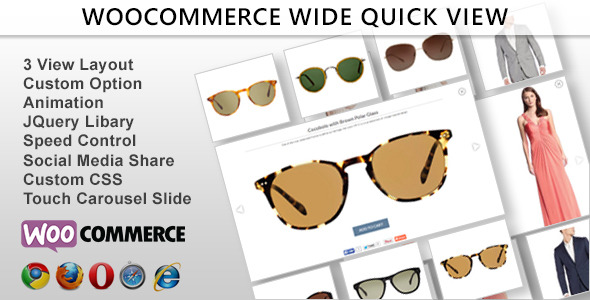 Wide Quick View - Woocommerce
