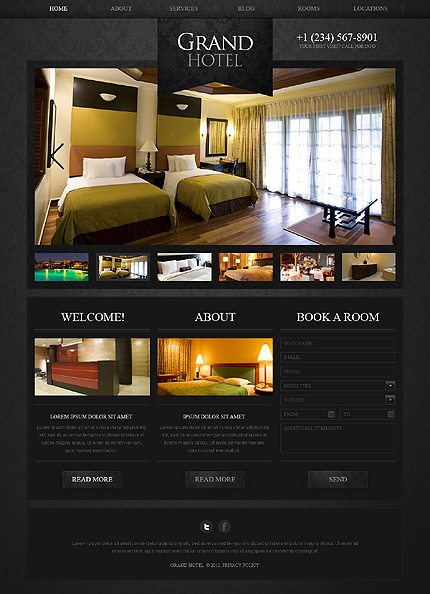 Hotels WordPress Theme