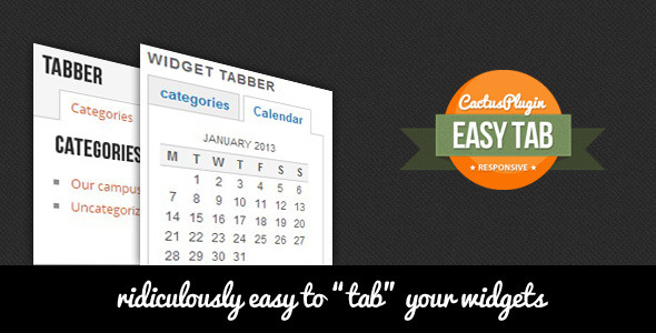 Easy Tab WordPress Widget