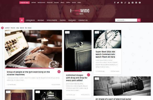 wine-masonry WordPress theme